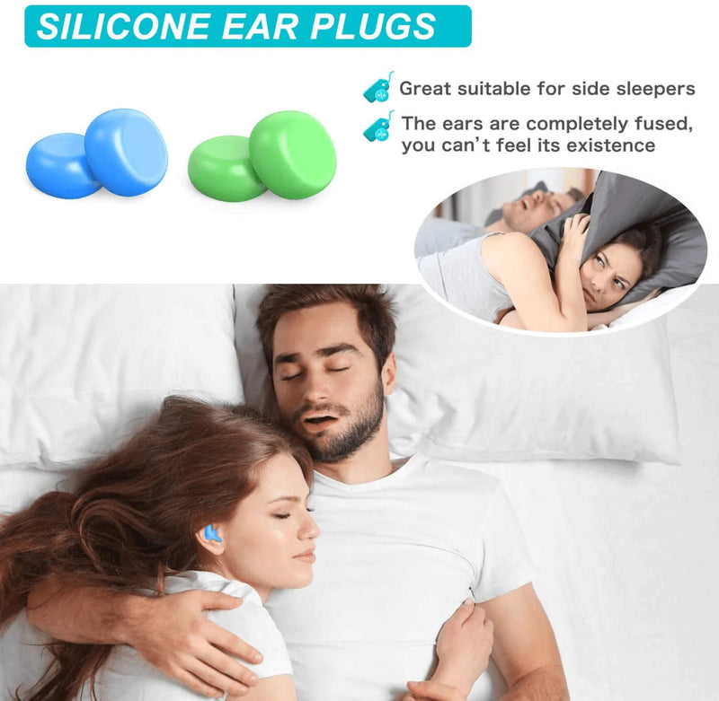 [Latest 2021] Ear Plugs for Sleeping Swimming, 8 Pair Reusable Silicone Moldable Noise Cancelling Earplugs for Shooting Range, Swimmers, Snoring, Concerts, Airplanes, Travel, Work, Studying… Sporting Goods > Outdoor Recreation > Boating & Water Sports > Swimming T NEWFUN   