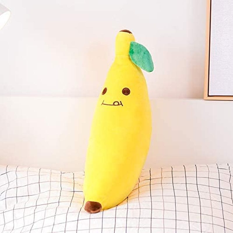 Lazada Kids Pillows Plush Banana Pillows Stuffed Super Soft Toys Throw Pillows Fruit Design Decoration Gifts 18"…