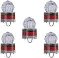 LED 5PACK Diamond Designed Deep Drop Underwater Fishing Flashing Light Bait Lure Squid, 500Hrs Lifespan, 1000M Deep Home & Garden > Pool & Spa > Pool & Spa Accessories Lou's Fishing Supply RED  