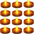 LED Battery Flameless Tea Light, Valentine Confession Candle,Submersible Tea Candle Waterproof Decorations Underwater Vase Light for Party and Wedding,Create Acromantic Atmosphere for Dating. 12 Count Home & Garden > Pool & Spa > Pool & Spa Accessories Zhiweikm Yellow  