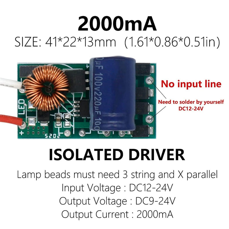 LED Driver 3X3W 3X4W 10W 12W DC12-24V for LED Power Supply Lamp Transformer for LED Underwater Light Controller (Color : DC9-24V 450Ma) Home & Garden > Pool & Spa > Pool & Spa Accessories ISIGMA   