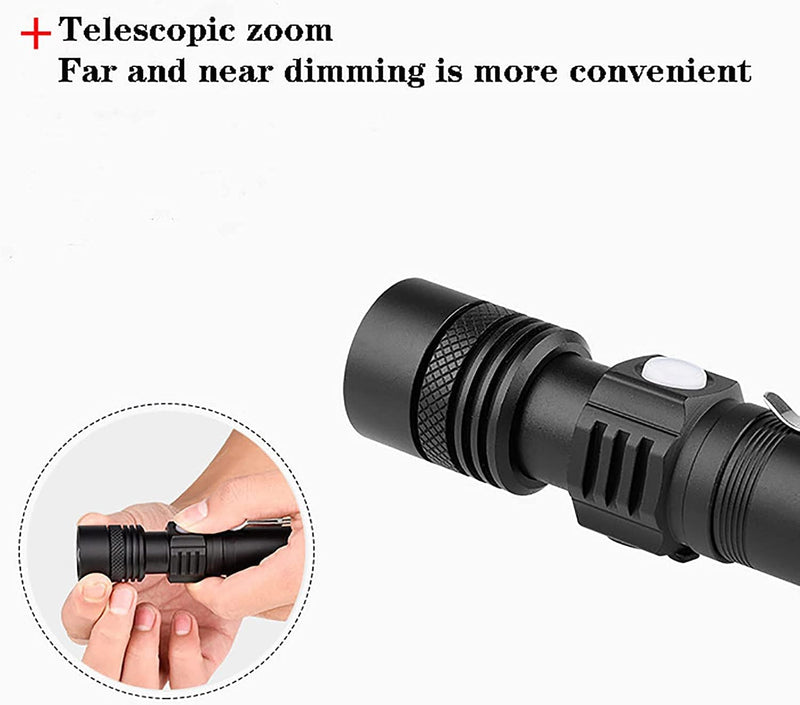 Led Flashlight Torch Compact - Mini Torch Water Resistant for Camping, Mini Flashlight for Emergency Outdoor Use, Torches Led Super Bright, Tactical Torch Flashlights with High Lumens Hardware > Tools > Flashlights & Headlamps > Flashlights BETTER ANGEL XBT   