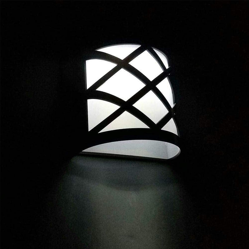 LED Solar Power Light Wall Light 6 Leds Outdoor On/Off Saving Security Fence Lamp Energy X0J0 Garden Auto Pat Waterproof Home & Garden > Lighting > Lamps EIRONG   