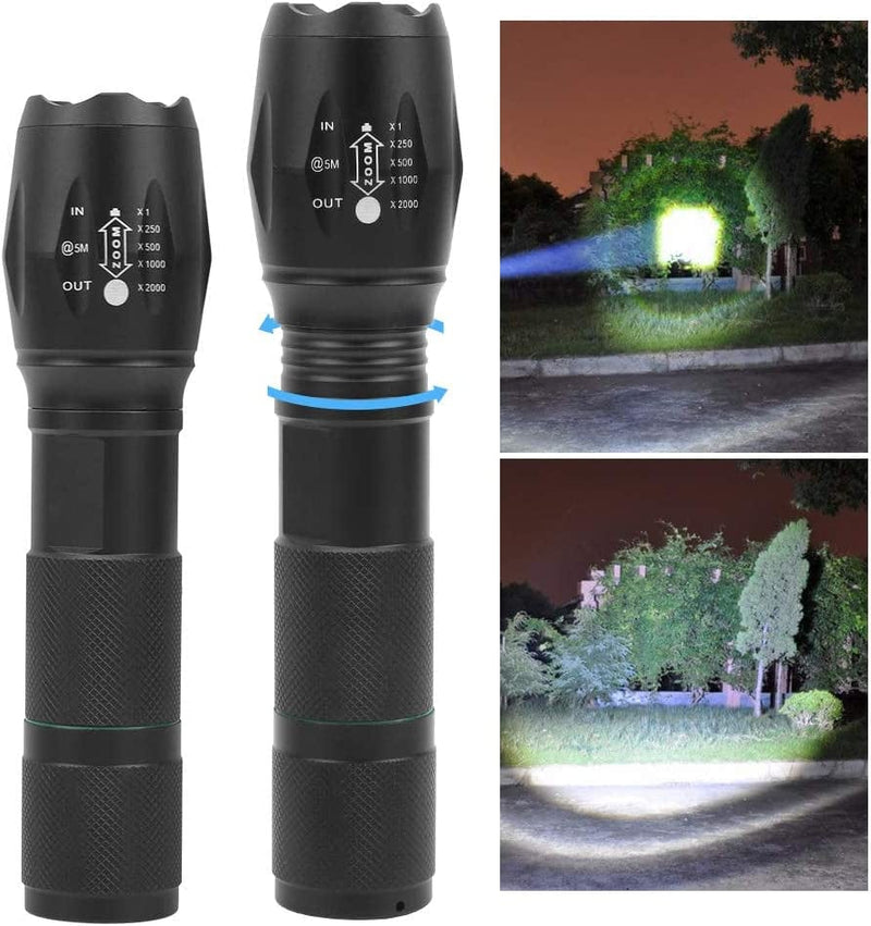 LED Torch, Torches LED Super Bright Powerful 1200, Scalable Adjustment, for Cycling Hiking Camping Emergency Hardware > Tools > Flashlights & Headlamps > Flashlights Garsentx   