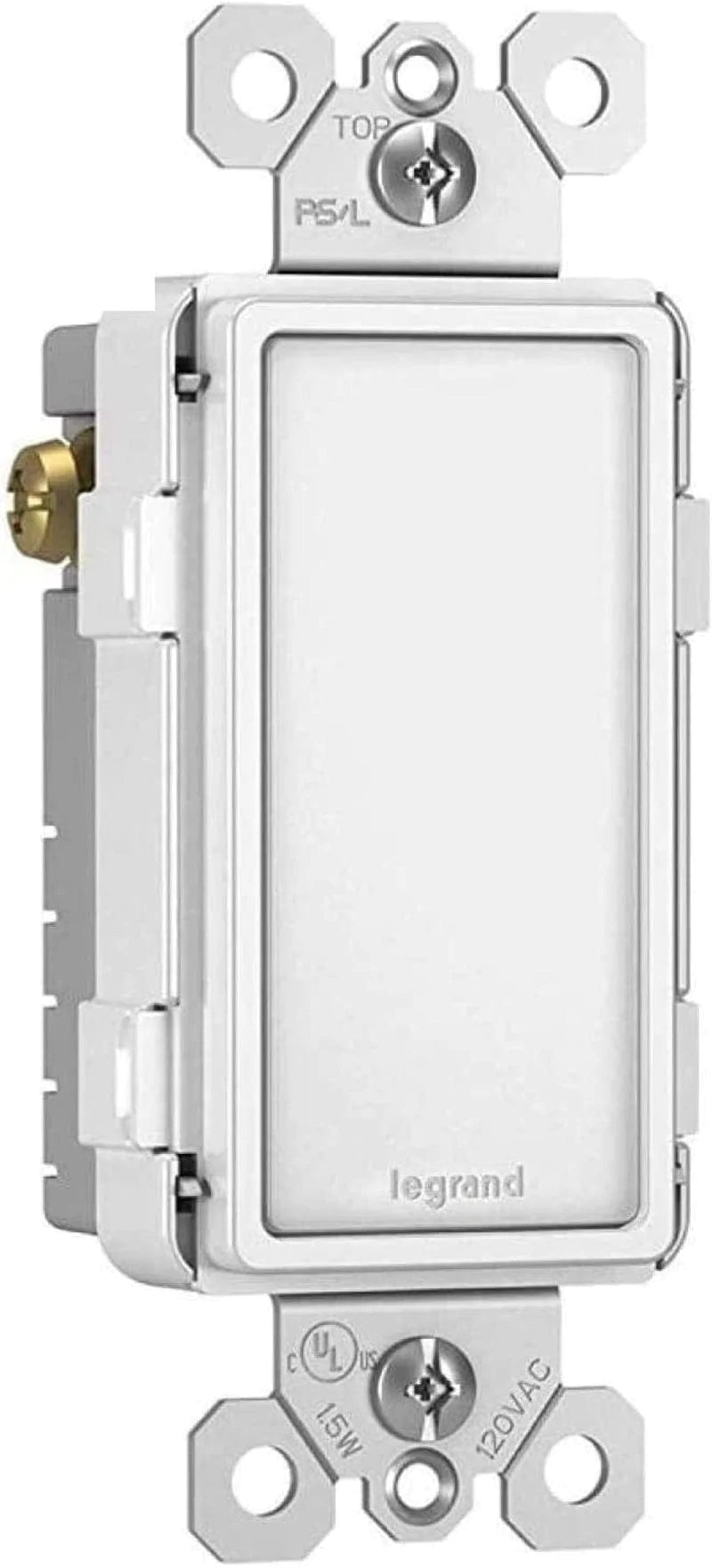 Legrand Radiant Adjustable LED Night Light Outlet, Nightlight Electrical Outlets for Bedroom and Hallway, Full, White, NTLFULLWCC6 Home & Garden > Lighting > Night Lights & Ambient Lighting Legrand-Pass & Seymour   