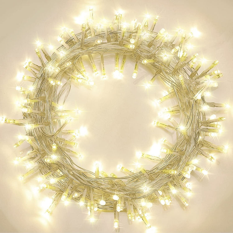 LIGEDMAS 42.6FT Extra-Long 120 LED Battery Operated String Lights,8 Modes IP65 Waterproof Fairy String Lights with Timer Indoor/Outdoor for Christmas Home & Garden > Lighting > Light Ropes & Strings LIGEDMAS 120 LED  