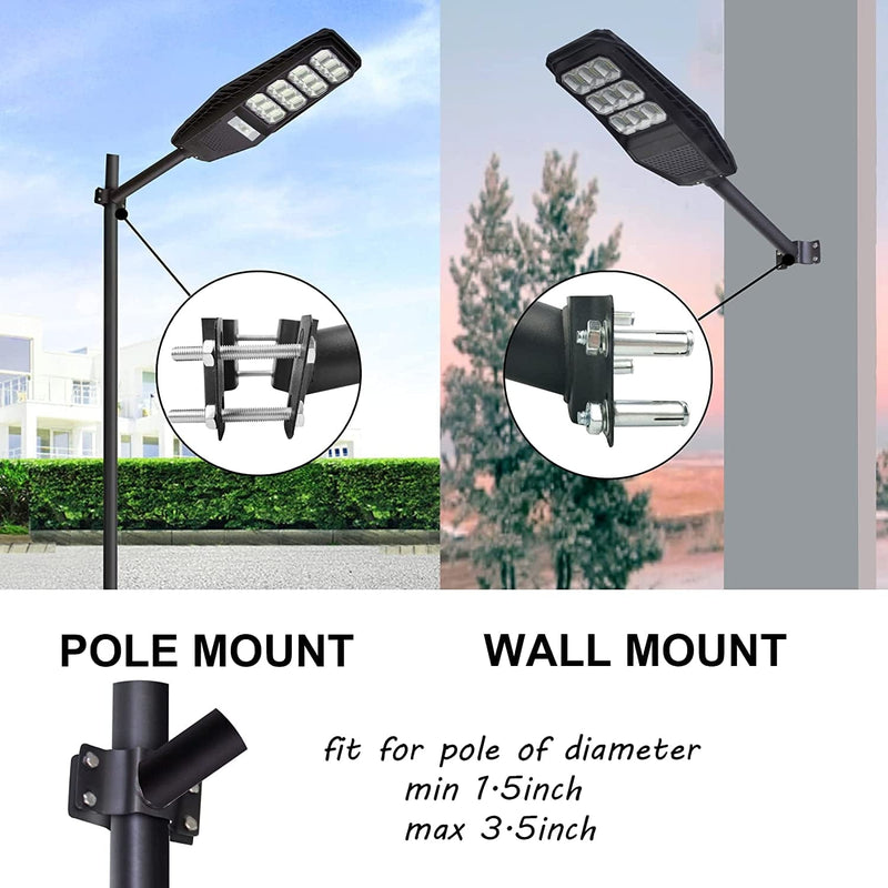 Light Pole Mount,Solar Lighting Mounting Bracket Extension Pole Kit Wall Black Metal Pipes Barn Lights Fixture Antenna Adaptor Outdoor Arm for Street Light,Wall Mounted Tire,Barn Lamp,Post Tree Home & Garden > Lighting > Lamps MidiVE   