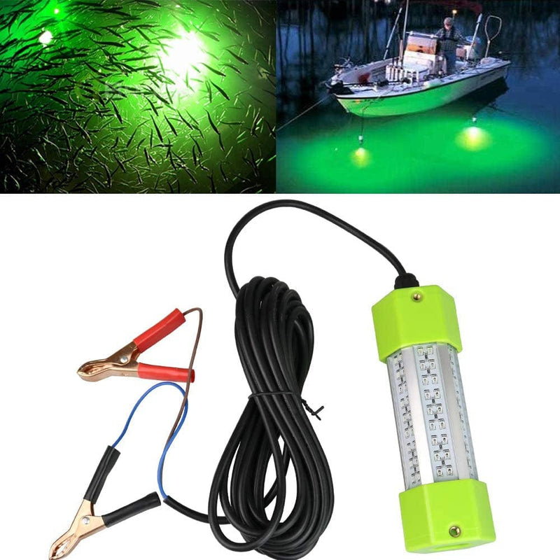 Lightingsky 12V 70W 7000 Lumens LED Submersible Fishing Light 6 Sides Underwater Fish Finder Lamp with 5M Cord Home & Garden > Pool & Spa > Pool & Spa Accessories Lightingsky Green-70W  