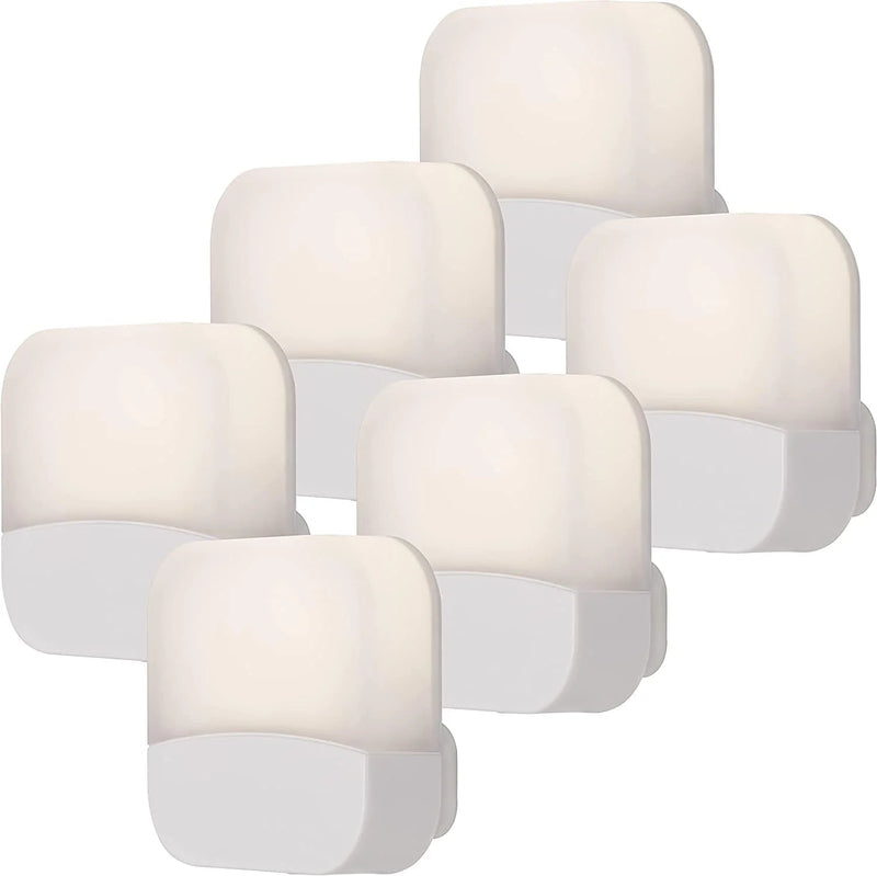 Lights by Night, Clear Shade LED Night, Plug-In, Dusk to Dawn Sensor, Auto On/Off, Soft White, Energy Efficient, Ideal for Bedroom, Bathroom, Kitchen, Hallway, Ul-Certified, 31924, 4 Pack Home & Garden > Lighting > Night Lights & Ambient Lighting Jasco Products Company, LLC Square 6 pack 