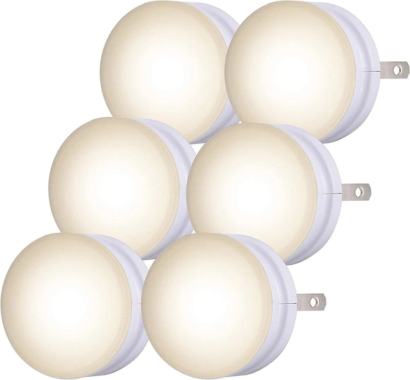 Lights by Night, Mini LED Night Light, Plug-In, Dusk to Dawn Sensor, Warm White, Compact, Ul-Certified, Ideal for Bedroom, Bathroom, Nursery, Hallway, Kitchen, 45176, 6 Pack, 6 Count Home & Garden > Lighting > Night Lights & Ambient Lighting Jasco Products Company, LLC 6 pack  