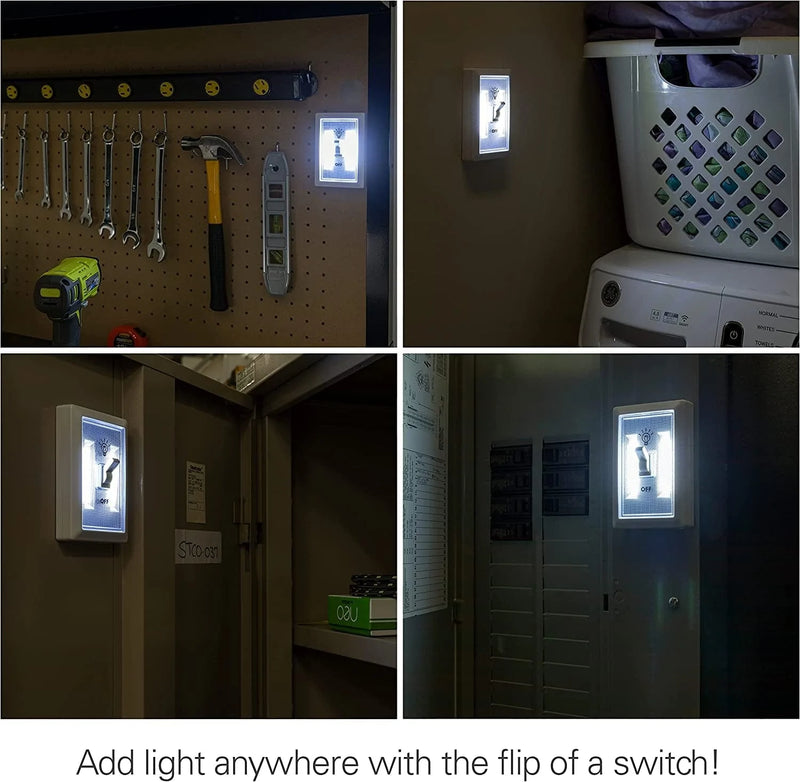 Lights by Night Wireless LED Light Switch, Battery Operated, 100 Lumens, Tap Light, Portable Light Switch, Wireless, Stick-On LED Lights, under Cabinet, Closet, Basement and More, 39641 Home & Garden > Lighting > Night Lights & Ambient Lighting Jasco Products Company, LLC   