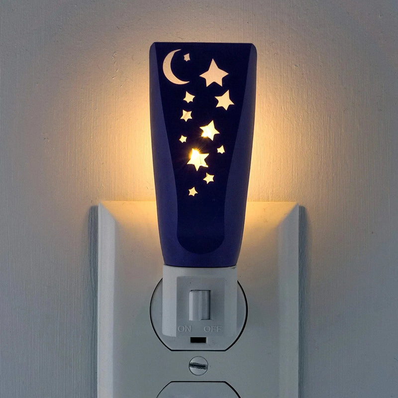 Lights by Nights, Moon and Stars, LED Night Light, Plug-In, Manual On/Off, Ul-Listed, Ideal for Bedroom, Nursery, Bathroom, 44940, 1 Pack Home & Garden > Lighting > Night Lights & Ambient Lighting Jasco Products Company, LLC   