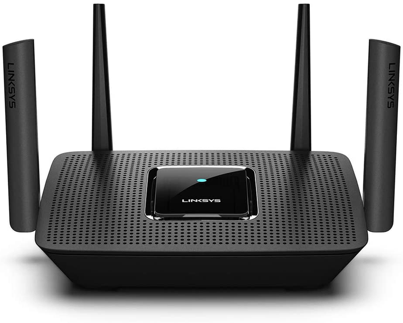 Linksys AC2200 Smart Mesh Wi-Fi Router for Home Mesh Networking, MU-MIMO Tri-Band Wireless Gigabit Mesh Router, Fast Speeds up to 2.2 Gbps, coverage up to 2,000 sq ft, up to 20 devices (MR8300) Electronics > Networking > Bridges & Routers > Wireless Routers ‎Linksys AC2200  