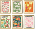 LIYAOLI Flower Market Poster Art Prints 8X10 Inch Set of 6 Unframed Matisse Botanical Plant Wall Prints for Bedroom Aesthetic Vintage Wall Art Y2K Posters for Living Room Office Decor Home & Garden > Decor > Artwork > Posters, Prints, & Visual Artwork LIYAOLI Flower 11x14'' 