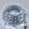 LJLNION 300 LED String Lights Outdoor Indoor, Extra Long 98.5FT Super Bright Christmas Lights, 8 Lighting Modes, Plug in Waterproof Fairy Lights for Holiday Wedding Party Bedroom Decorations (Blue) Home & Garden > Lighting > Light Ropes & Strings Linhai Huanbo Lighting Co., Ltd White  