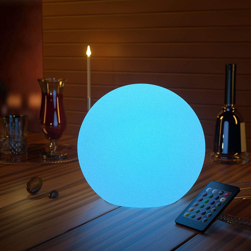 LOFTEK Large Nursery Night Light Ball, 16-Inch 16 Colors Change Floating Light with Remote Control, Rechargeable and Waterproof Night Lights, UL Listed Adapter, for Home Decor Study Area, Living Room Home & Garden > Pool & Spa > Pool & Spa Accessories LOFTEK 16-inch  