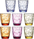 [Look like Glass] Unbreakable Drinking Glasses Tritan Plastic Tumblers Dishwasher Safe BPA Free Small Acrylic Juice Glasses for Kids Plastic Water Glasses (15 Oz 8 Pieces Clear) Home & Garden > Kitchen & Dining > Tableware > Drinkware VEILEDGEM 10 Oz 8 Pieces 4 Colors  