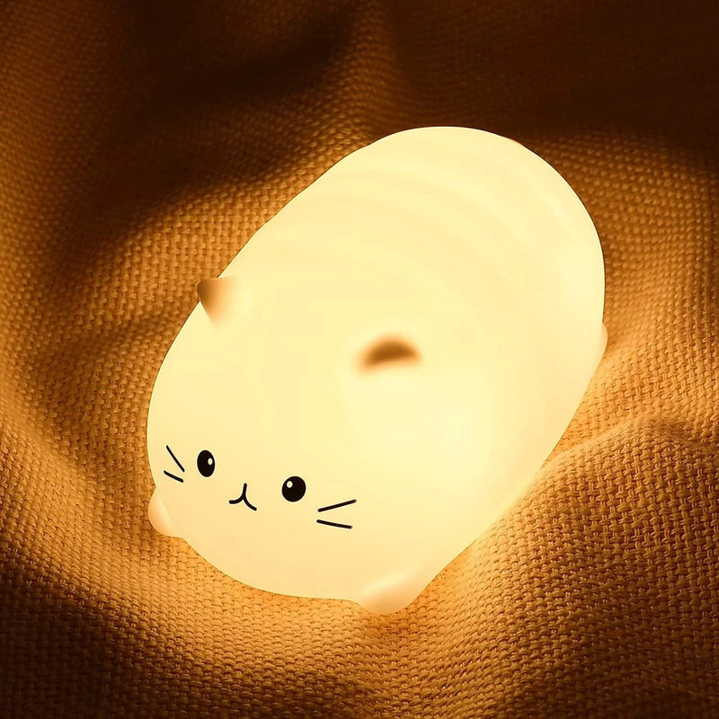 LOVERUIS Cute Animal Night Light for Kids - Nightlight for Children Cute Lamp for Toddlers Bedroom (Little Cat) Home & Garden > Lighting > Night Lights & Ambient Lighting LOVERUIS   