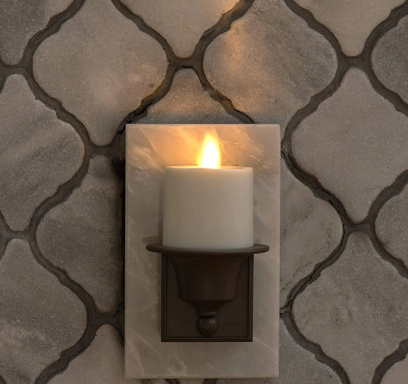 Luminara Flameless Candle Nightlight - Patented Flickering Real-Flame Effect Technology Mimics Real Candle - Plugs into Outlet - Dusk to Dawn Sensor Auto Switch on /Off - Safe for Families Kids Pets Home & Garden > Lighting > Night Lights & Ambient Lighting Luminara Candles   
