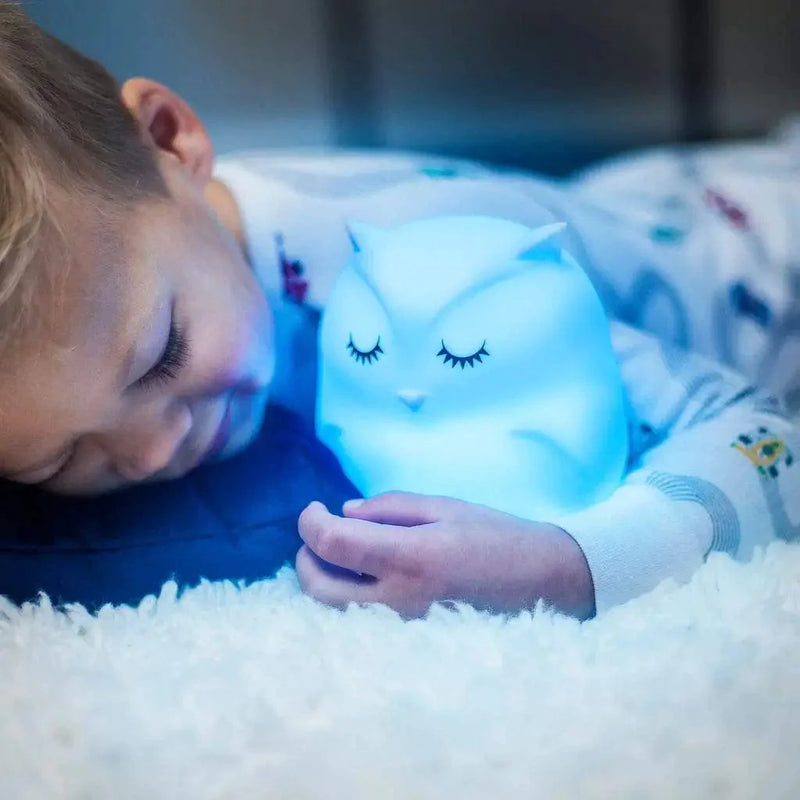 Lumipets Bear, Nursery Night Lights, Silicone Nursery Light for Baby and Toddler, Squishy Kids Night-Lights for Kids Room, Animal Night Lights for Girls and Boys, Kawaii Lamp, Cute Lamps for Bedroom Home & Garden > Lighting > Night Lights & Ambient Lighting Lumipets Owl  