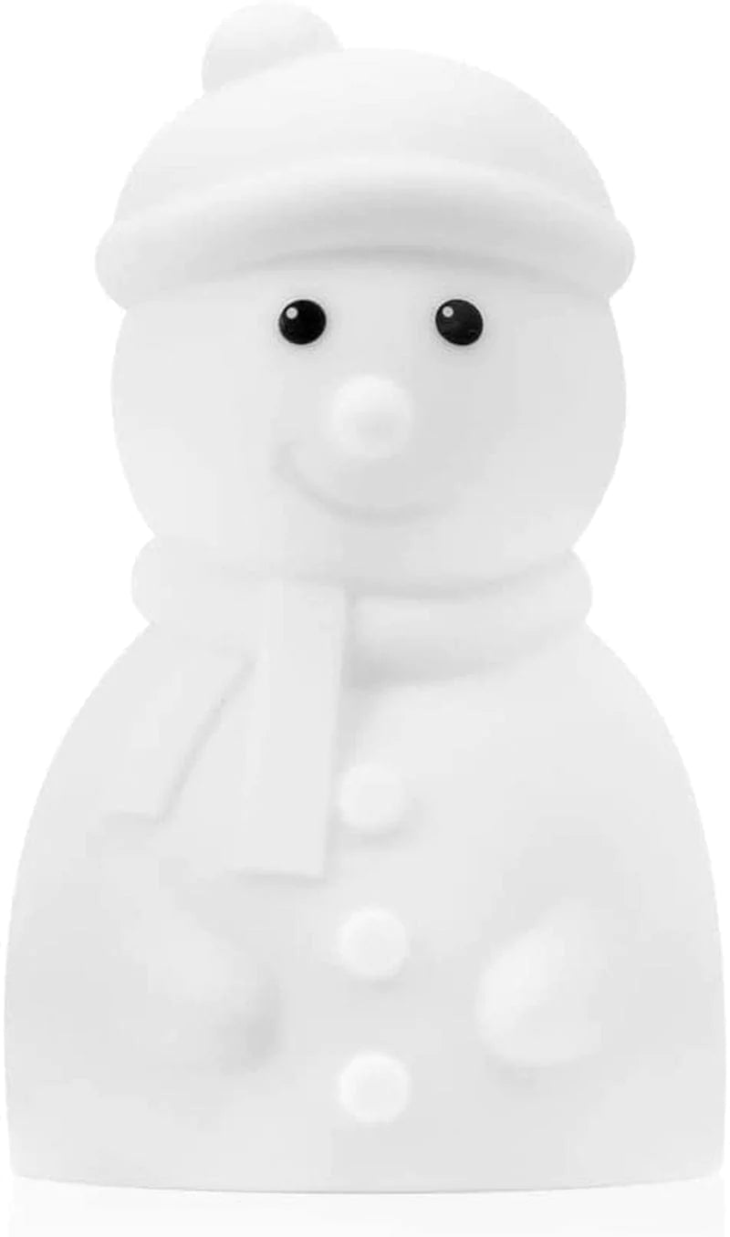 Lumipets Bear, Nursery Night Lights, Silicone Nursery Light for Baby and Toddler, Squishy Kids Night-Lights for Kids Room, Animal Night Lights for Girls and Boys, Kawaii Lamp, Cute Lamps for Bedroom Home & Garden > Lighting > Night Lights & Ambient Lighting Lumipets Snowman  