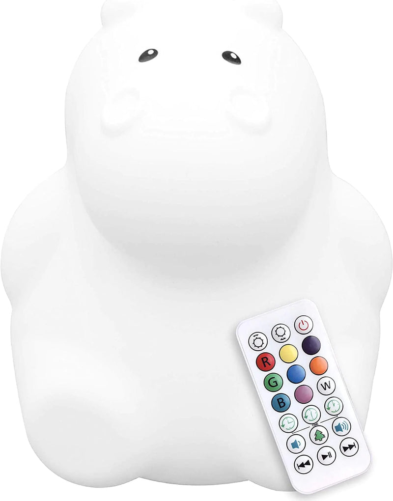 Lumipets Puppy Dog Night Light for Kids, Silicone Nursery Light for Baby Room and Toddler, Portable Night Light for Kids Room, Rechargeable Animal Lights for Girls and Boys, Kawaii Lamp Home & Garden > Lighting > Night Lights & Ambient Lighting Lumipets Hippo  