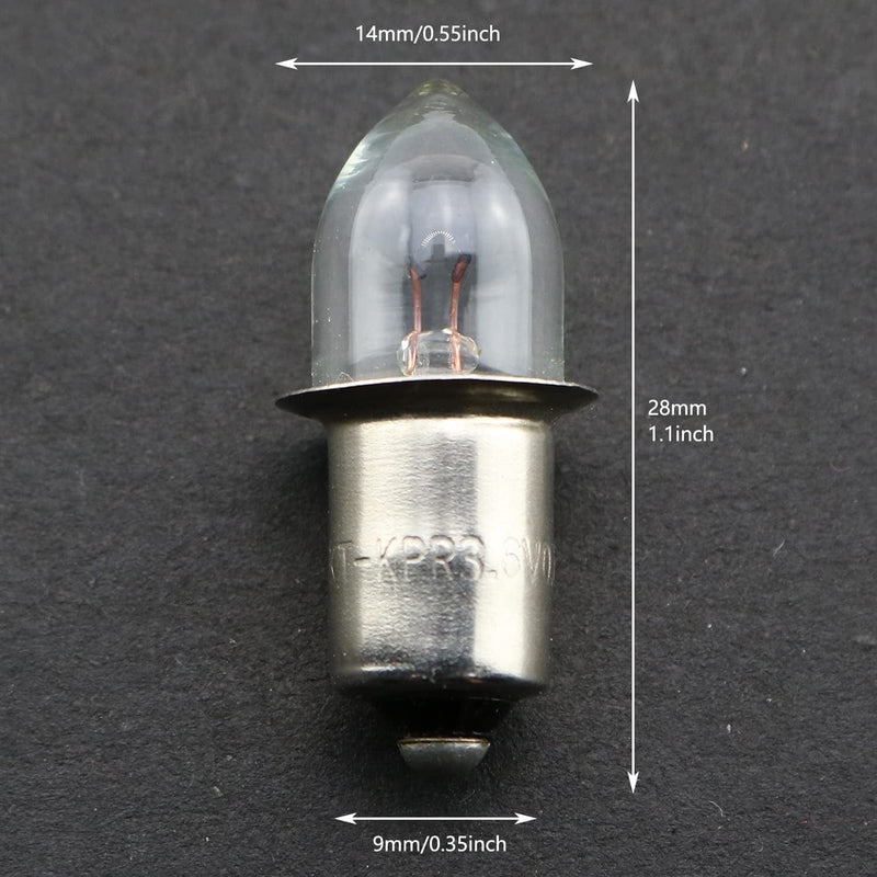 LUORNG 5Pcs 3.6V 0.75A Krypton Flashlight Bulb for Flashlight Replacement Bulb Torches Work Light, Warm Yellow Hardware > Tools > Flashlights & Headlamps > Flashlights LUORNG   