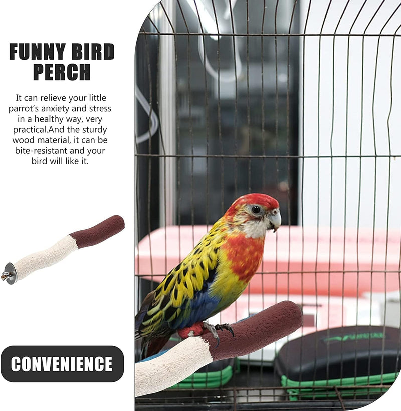 LUOZZY Bird Cage Parrot Stand Bird Perch Durable Parrot Perch Bird Accessories (As Shown) Animals & Pet Supplies > Pet Supplies > Bird Supplies > Bird Cages & Stands LUOZZY   