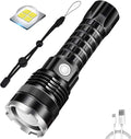 LUXNOVAQ 12000 Lumen XHP70 LED Flashlight, LED Torch Super Bright Rechargeable Zoomable 5 Modes Tactical Flashlight Waterproof Handheld Flashlight Torches for Outdoor Camping Fishing Hunting Hardware > Tools > Flashlights & Headlamps > Flashlights LUXNOVAQ XHP70_A  