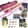 M MAXIMUMCATCH Maxcatch Women'S Elegant Pink Fly Fishing Rod: 2/5-Weight with Rod Tube Sporting Goods > Outdoor Recreation > Fishing > Fishing Rods Maxcatch Elegant 6'6'' 2wt 4sec Rod& Reel Combo  