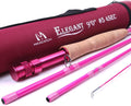 M MAXIMUMCATCH Maxcatch Women'S Elegant Pink Fly Fishing Rod: 2/5-Weight with Rod Tube Sporting Goods > Outdoor Recreation > Fishing > Fishing Rods Maxcatch Elegant 9' 5wt 4sec rod  