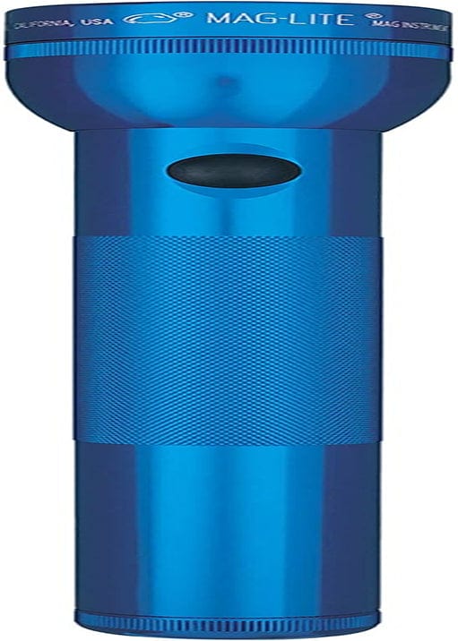 Maglite Heavy-Duty Incandescent 3-Cell D Flashlight in Display Box, Blue -S3D115 Hardware > Tools > Flashlights & Headlamps > Flashlights MAGLITE Blue Flashlight 3 Cell in Display Box