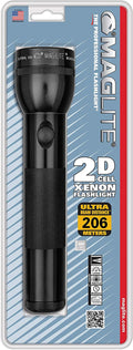 Maglite Heavy-Duty Incandescent 3-Cell D Flashlight in Display Box, Blue -S3D115 Hardware > Tools > Flashlights & Headlamps > Flashlights MAGLITE Black Flashlight 2 Cell in Blister Pack