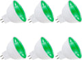 Makergroup MR16 LED Bulb, Outdoor Landscape MR16 Light Bulbs, 3W Gu5.3 Bi-Pin Base 12V Low Voltage LED Spotlights Warm White 2700K-3000K for Outdoor Landscape Lighting Garden Yard Lights 6-Pack Home & Garden > Lighting > Flood & Spot Lights Makergroup Green 3W 6-Pack 