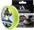 Maxcatch Braided Fly Line Backing for Fly Fishing 20/30Lb(White, Yellow, Orange, Black&White, Black&Yellow, Blue, Pink, Green, Purple) Sporting Goods > Outdoor Recreation > Fishing > Fishing Lines & Leaders Maxcatch Yellow&Black 30lb,300yards 