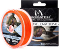 Maxcatch Braided Fly Line Backing for Fly Fishing 20/30Lb(White, Yellow, Orange, Black&White, Black&Yellow, Blue, Pink, Green, Purple) Sporting Goods > Outdoor Recreation > Fishing > Fishing Lines & Leaders Maxcatch Orange 30lb,300yards 