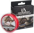 Maxcatch Braided Fly Line Backing for Fly Fishing 20/30Lb(White, Yellow, Orange, Black&White, Black&Yellow, Blue, Pink, Green, Purple) Sporting Goods > Outdoor Recreation > Fishing > Fishing Lines & Leaders Maxcatch Red 20lb,300yards 