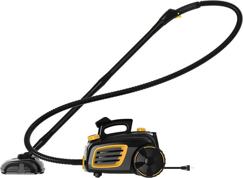 Mcculloch MC1375 Canister Steam Cleaner with 20 Accessories, Extra-Long Power Cord, Chemical-Free Cleaning for Most Floors, Counters, Appliances, Windows, Autos, and More, 1-(Pack), Black Home & Garden > Household Supplies > Household Cleaning Supplies McCulloch   