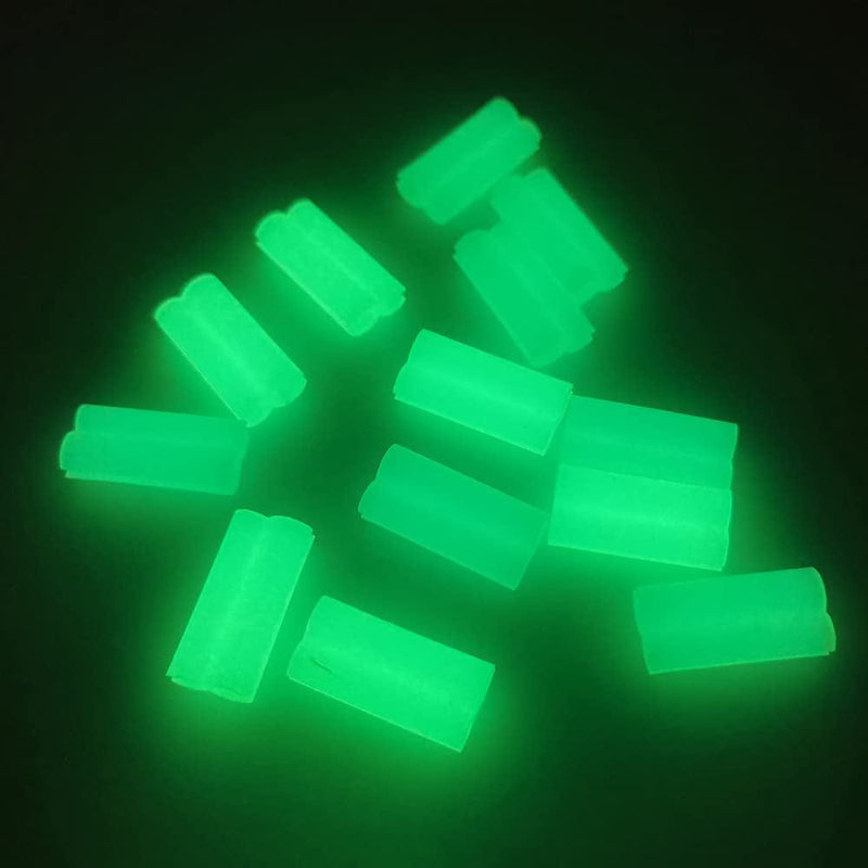 MEEYO 15Pcs Fishing Glow Stick Clips Fishing Tube Connectors Rod Tip Glow Fluorescent Sticks Clip Holder for Rod Top Glow Stick Fixed Sporting Goods > Outdoor Recreation > Fishing > Fishing Rods MEEYO   