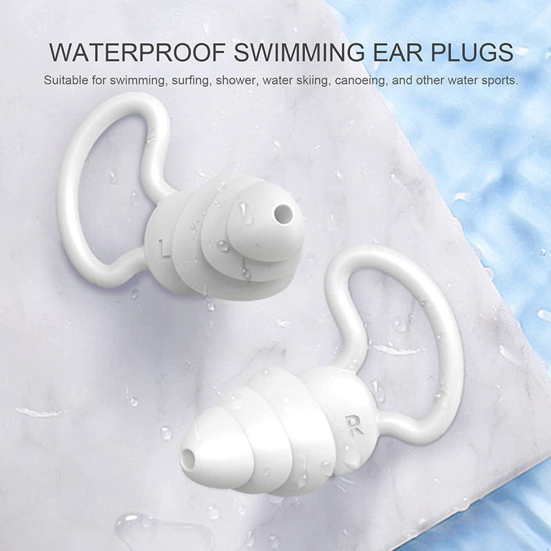Mengk Swimming Ear Plugs Soft Silicone Earplugs Sporting Goods > Outdoor Recreation > Boating & Water Sports > Swimming Mengk   