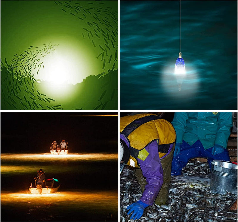 Mengk Waterproof Underwater LED Fishing Lure Light Night Fish Attracting Light Home & Garden > Pool & Spa > Pool & Spa Accessories Mengk   
