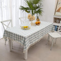 Midsummer Breeze Rustic Gingham Tablecloth, Cotton Buffalo Plaid Table Cloth for Fall Thanksgiving Christmas Kitchen Restaurant Holiday Outdoor Picnic Decoration（Rectangle/Oblong, 55X84,Orange Home & Garden > Decor > Seasonal & Holiday Decorations Midsummer Breeze Aqua Rectangle/Oblong,55"x70"(4-6 seats) 