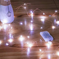 Mikasol Fairy Lights Battery Operated, 4 Packs Mini 3*AAA Battery Powered Copper Wire Led Starry String Lights Firefly Lights for Bedroom, Christmas, Parties, Decoration (5M/16Ft Warm White) Home & Garden > Lighting > Light Ropes & Strings Mikasol Cool White 1 Pack 
