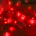 Mikasol Fairy Lights Battery Operated, 4 Packs Mini 3*AAA Battery Powered Copper Wire Led Starry String Lights Firefly Lights for Bedroom, Christmas, Parties, Decoration (5M/16Ft Warm White) Home & Garden > Lighting > Light Ropes & Strings Mikasol Red 1 Pack 