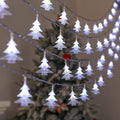 MILEXING Christmas Lights, Snowflake String Lights 19.6 Ft 40 LED Fairy Lights Battery Operated Waterproof for Xmas Garden Patio Bedroom Party Decor Indoor Outdoor Celebration Lighting (Warm Color) Home & Garden > Lighting > Light Ropes & Strings MILEXING White Tree  