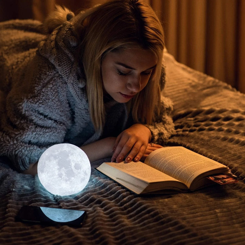 Mind-Glowing 3D Moon Lamp - Kids Moon Night Light Ball with Stand, 16 Colors, Touch/Remote Control, Cool Birthday Gifts for 2 3 4 5 6 7 8 9 10 Year Old Girls & Boys, Bedroom Decor for Women (4.7 Inch) Home & Garden > Lighting > Night Lights & Ambient Lighting Mind-glowing   