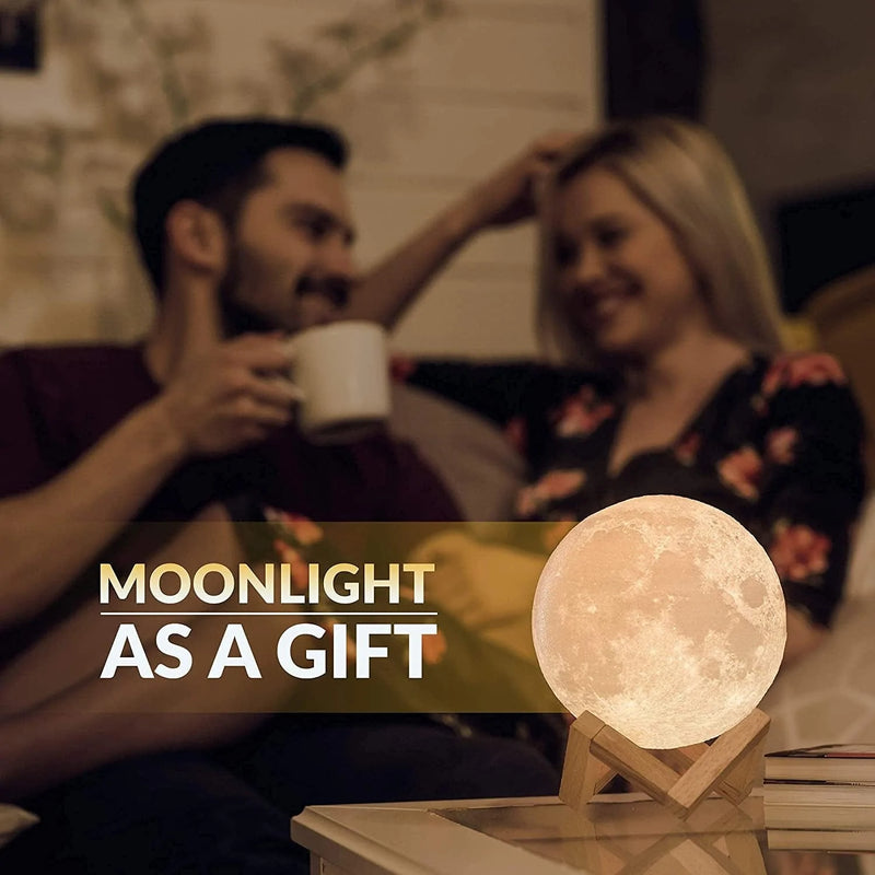 Mind-Glowing 3D Moon Lamp - Kids Moon Night Light Ball with Stand, 16 Colors, Touch/Remote Control, Cool Birthday Gifts for 2 3 4 5 6 7 8 9 10 Year Old Girls & Boys, Bedroom Decor for Women (4.7 Inch) Home & Garden > Lighting > Night Lights & Ambient Lighting Mind-glowing   