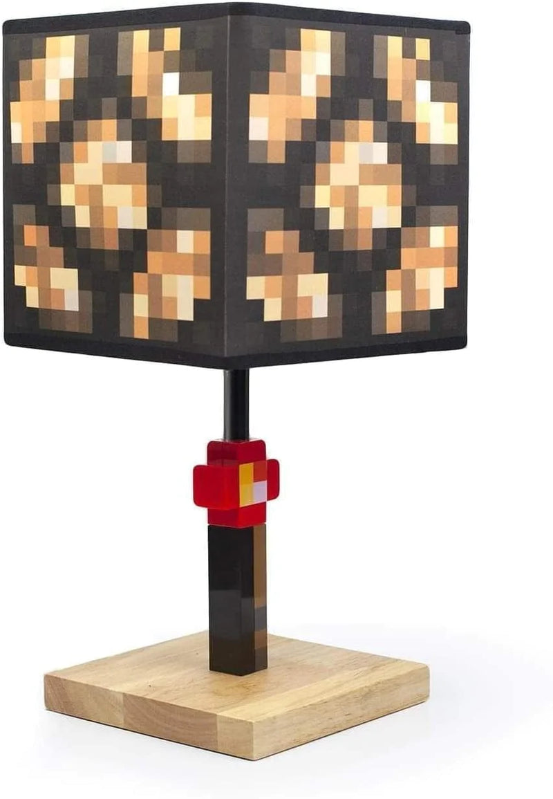 Minecraft Glowstone 14 Inch Corded Desk LED Night Light - Decorative, Fun, Safe & Awesome Bedside Mood Lamp Toy for Baby, Boys, Teen, Adults & Gamers - Best for Home'S Bedroom, Living Room or Office Home & Garden > Lighting > Night Lights & Ambient Lighting Robe Factory LLC   