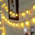 Minetom Globe String Lights, 33 Feet 100 Led Fairy Lights Plug In, 8 Modes with Remote Mini Globe Lights for Indoor Outdoor Bedroom Party Wedding Garden Christmas Tree Decor, Warm White Home & Garden > Lighting > Light Ropes & Strings Minetom Warm White 66Ft 