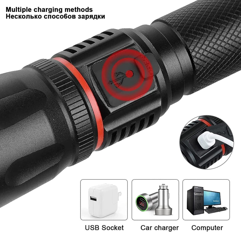 Mini Flashlight for Emergency Outdoor Use - Mini Torch Water Resistant for Camping, Tactical Torch Flashlights with High Lumens, Torches Led Super Bright, Led Flashlight Torch Compact Hardware > Tools > Flashlights & Headlamps > Flashlights BETTER ANGEL XBT   